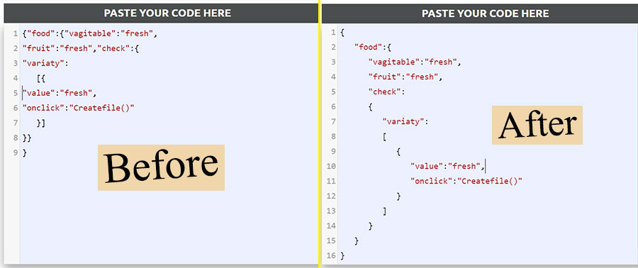 Json Formatter Online